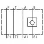 NG6 Check valve in B